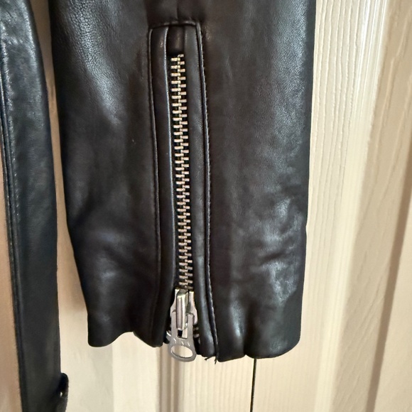 Mackage Miela-n Belted Moto Jacket Leather - Picture 5 of 13